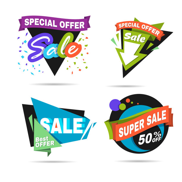 特价销售旗帜折扣价格标签图片下载