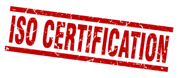 方形垃圾红色iso认证印章图片下载