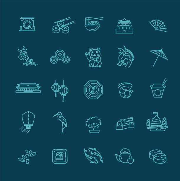 日本主题图标集图片下载