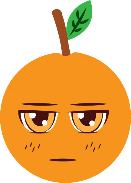 卡哇伊橙色卡通人物图片下载