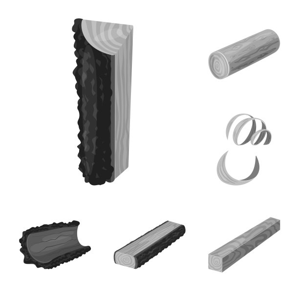 森林和木制图标图片下载