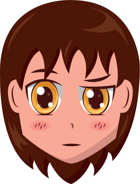 脸女孩动漫漫画图片下载