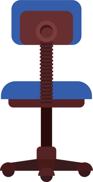 办公椅独立图标图片下载