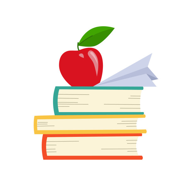 书图标书在各种角度堆叠图片下载