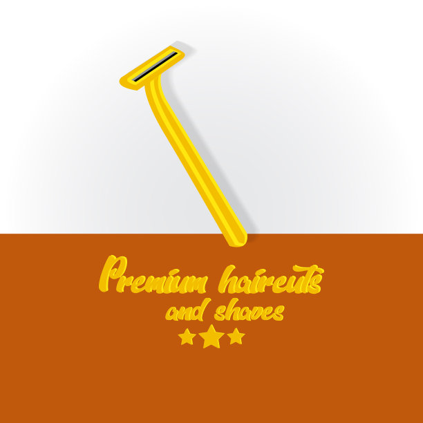 理发店的标志设计图片下载