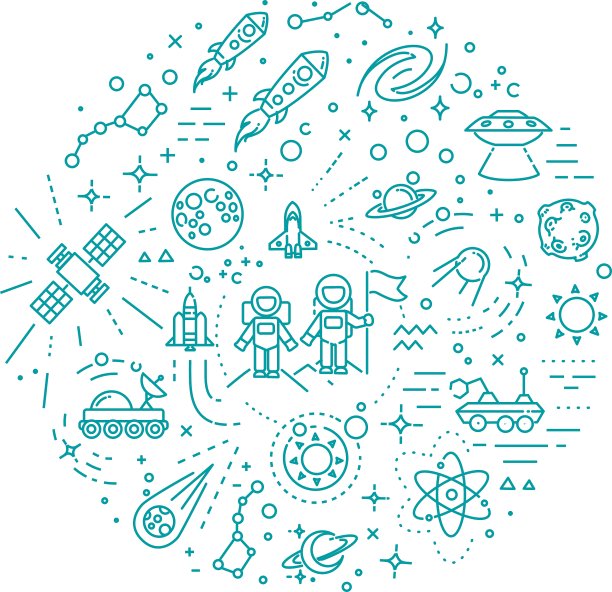 空间概念平面设计图片下载