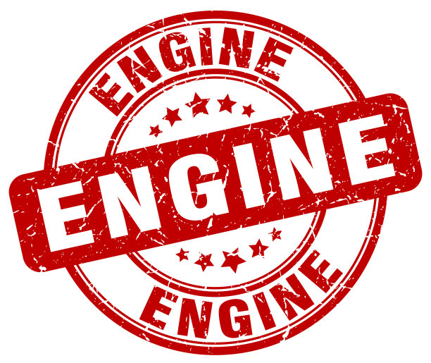 引擎红色垃圾邮票图片下载