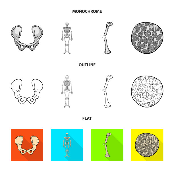 设计医药和诊所的图标集图片下载