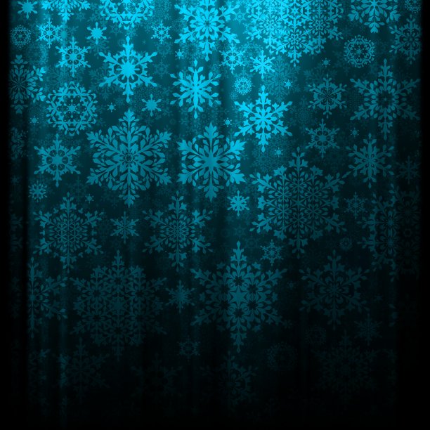 圣诞背景与雪花EPS 10图片下载