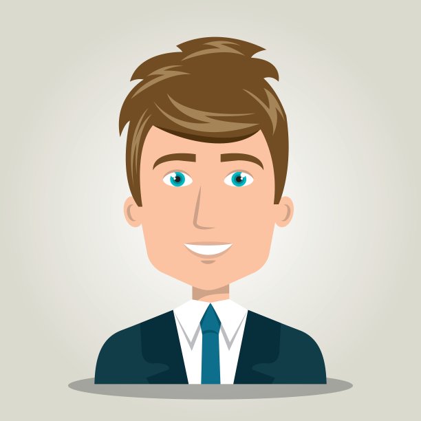 卡通人优雅的人力资源图片下载