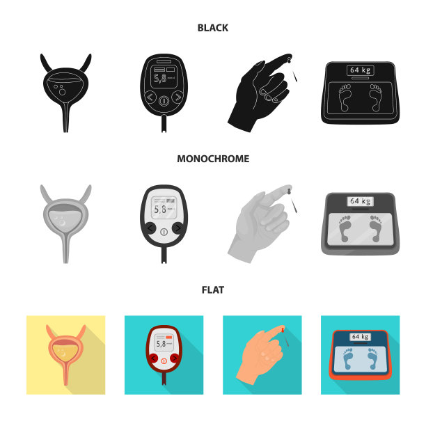 孤立对象的饮食和治疗标志图片下载