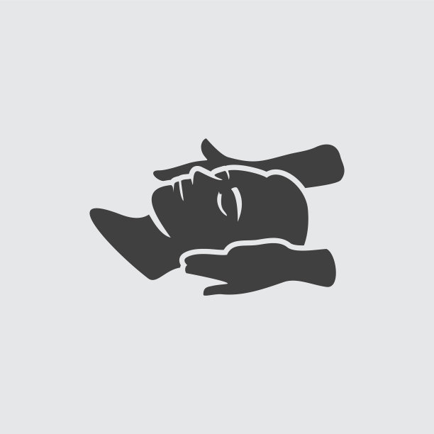 头部按摩图标图片下载