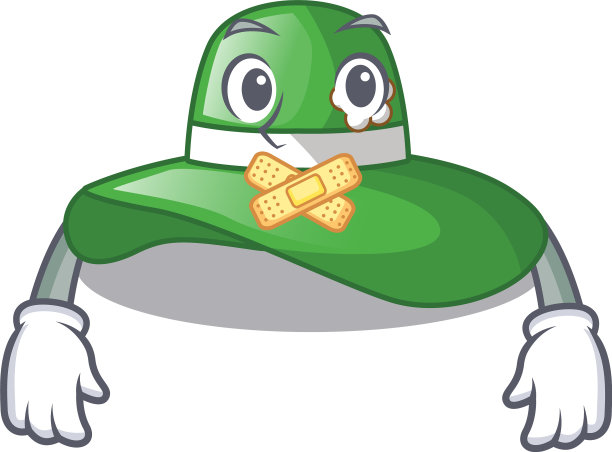 吉祥物衣橱里的无声沙滩帽图片下载