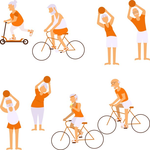 长者做运动图片下载