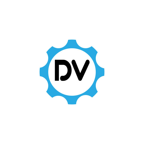 字母DV模板Logo设计图片下载