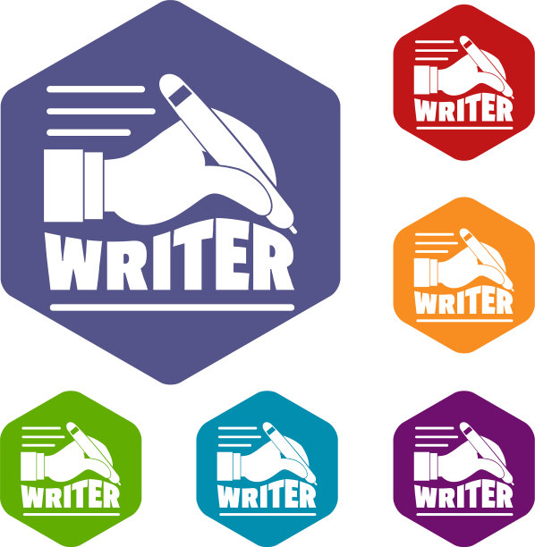 手用钢笔六面体图标图片下载