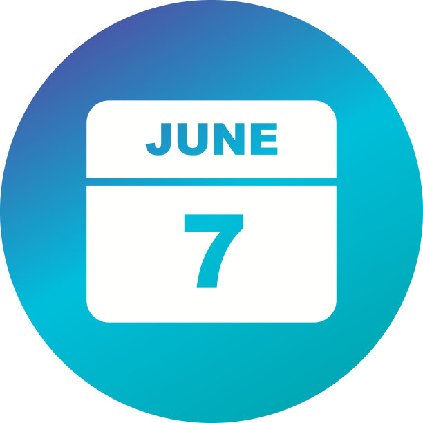 6月7日是单日日历图片下载