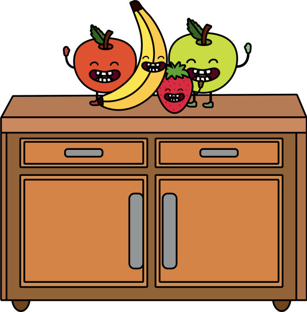 美味可口的水果卡通图片下载