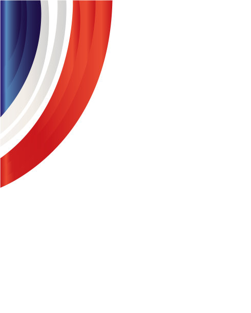 法国旗框角图片下载