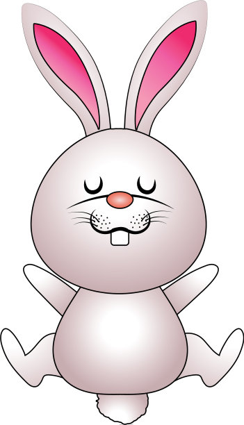 可爱的卡通兔子图片下载