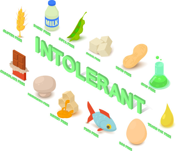 偏狭概念旗帜等距风格图片下载