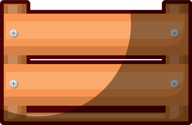 彩色剪影的木箱在特写和图片下载