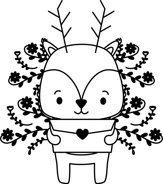 可爱的卡通动物图片下载