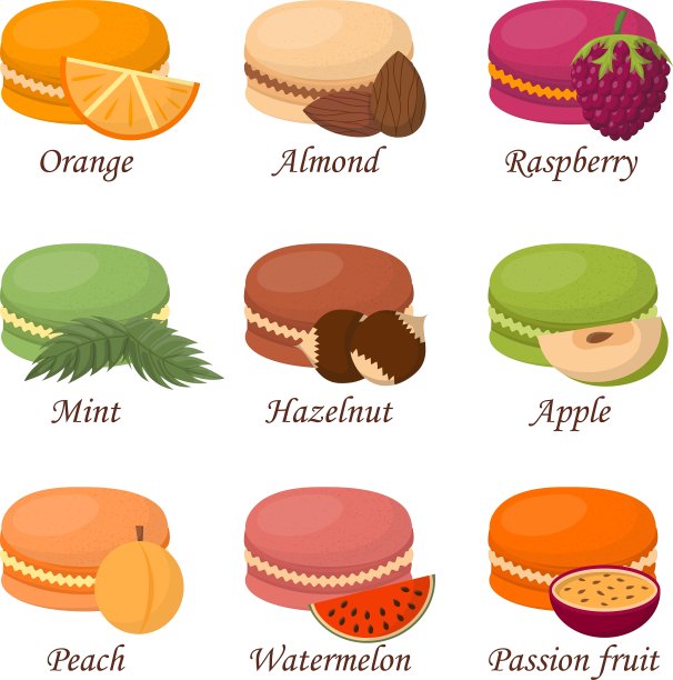 蛋白杏仁饼干蛋糕图片下载