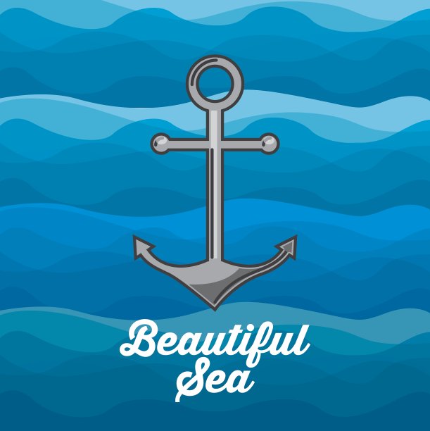 海洋生物概念海报图片下载