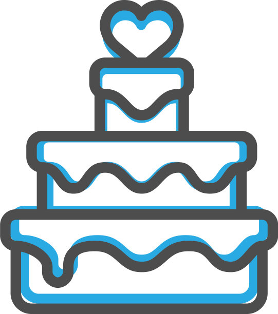 婚礼蛋糕图标设计生活方式图标图片下载