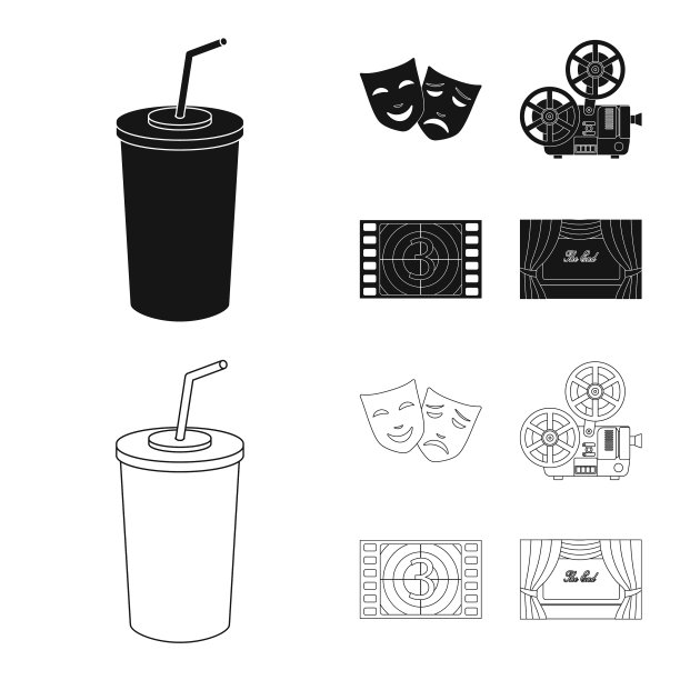 电视和拍摄标志图片下载