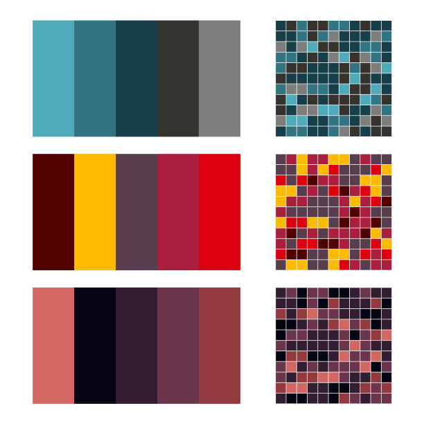 调色板设置背景调和色彩组合图片下载