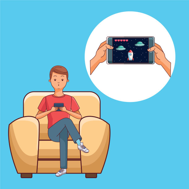 青少年与智能手机游戏图片下载