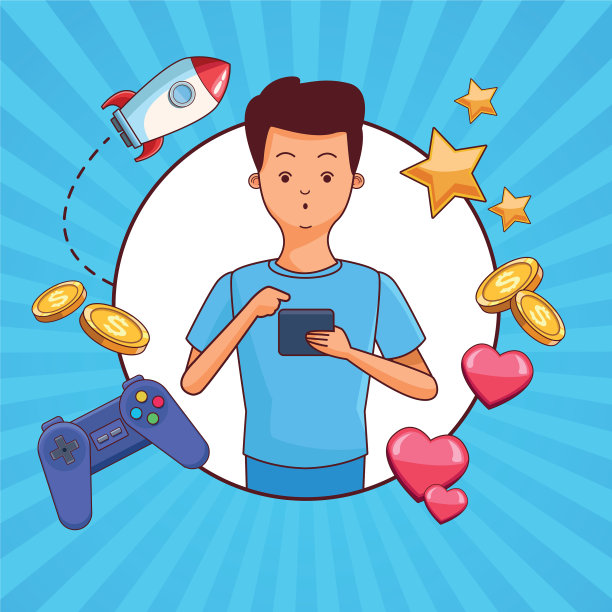 青少年与智能手机游戏图片下载