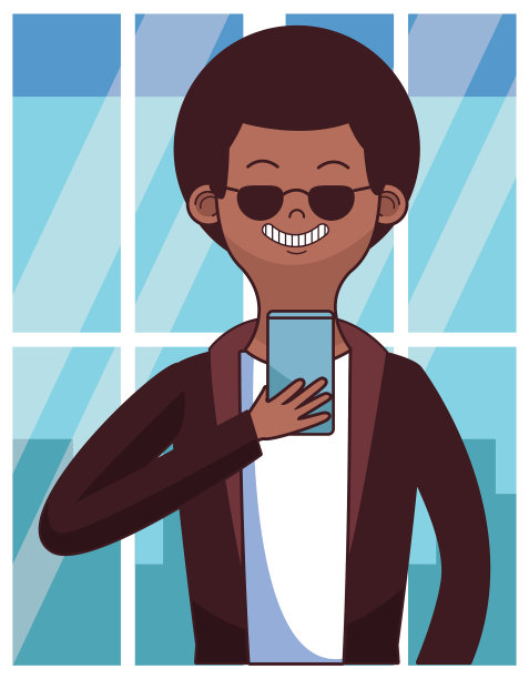 年轻人卡通图片下载