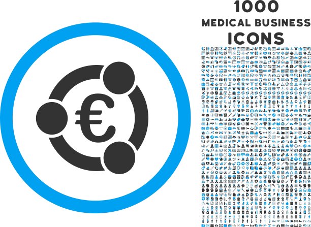 欧洲合作圆形图标1000奖金图片下载
