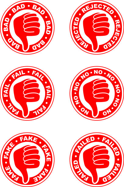 一套拇指向下的邮票图片下载