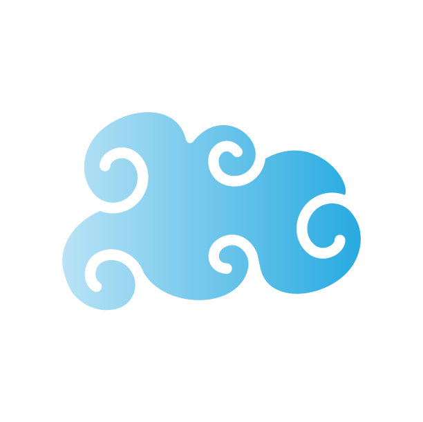 亚洲云图标的背景图形和网络图片下载