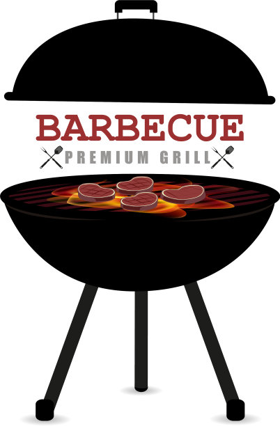 横幅宣传册上的烤肉菜单上有白色图片下载
