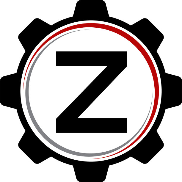 齿轮解决方案标志字母z图片下载