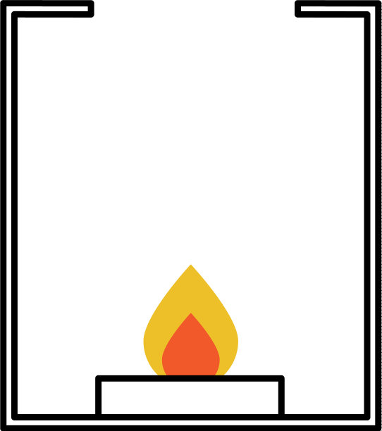 燃烧器实验室隔离图标图片下载