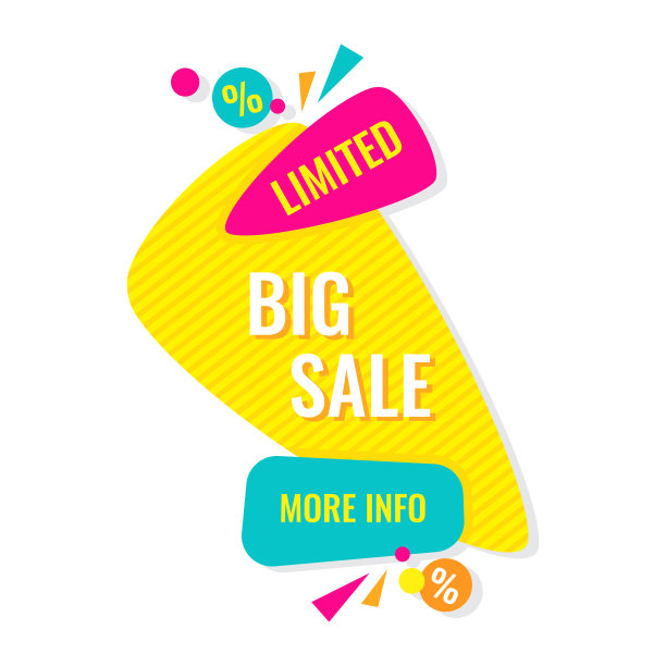 广告横幅大限量销售更多信息图片下载