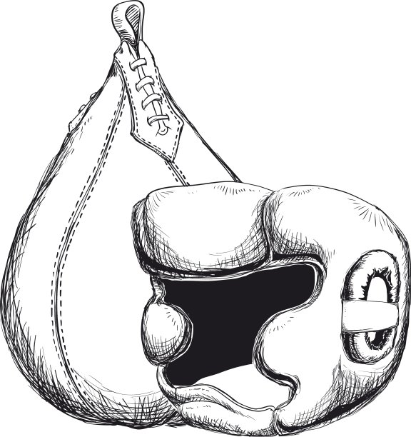 拳击运动设计的实施图片下载