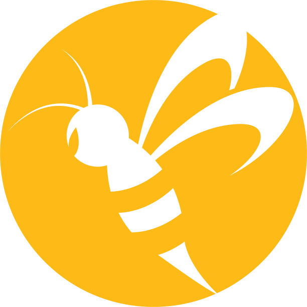 蜜蜂logo模板图标图片下载