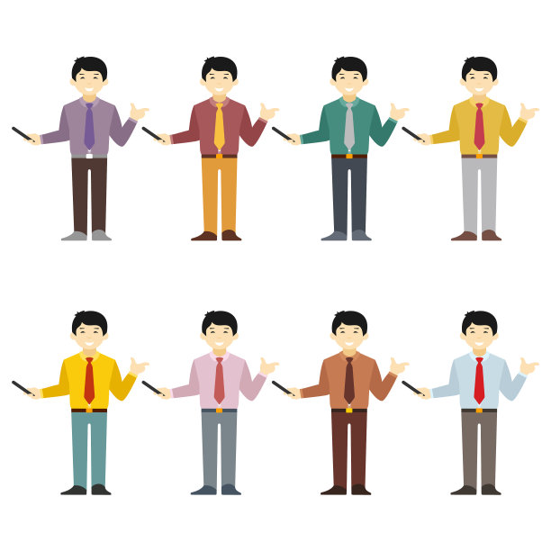 厚脸皮的亚洲人设置在平风格老师或图片下载