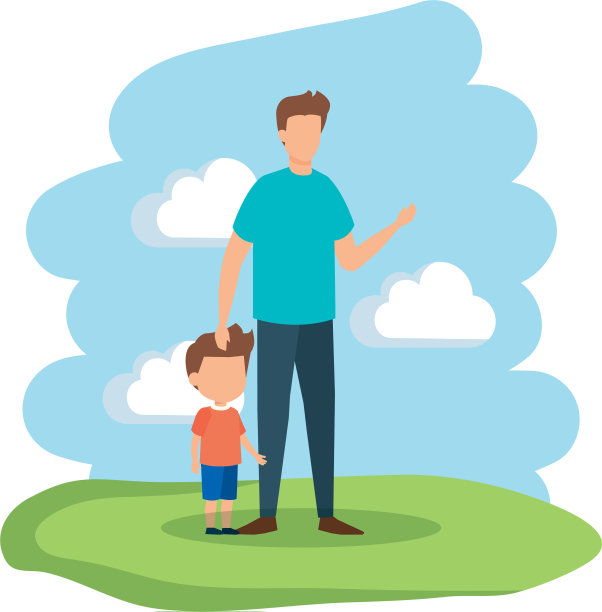 父子性格图片下载