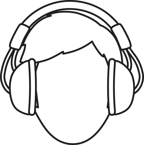 戴耳机的年轻人图片下载