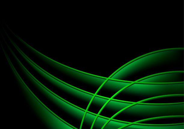 背景与绿色3D层图片下载