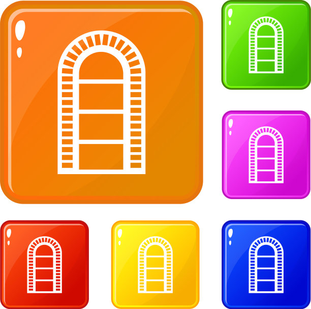 窄窗口框架图标设置颜色图片下载