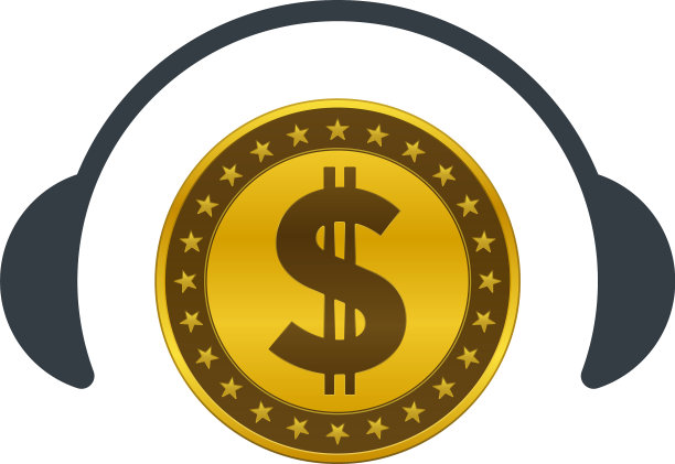 硬币耳机图片下载